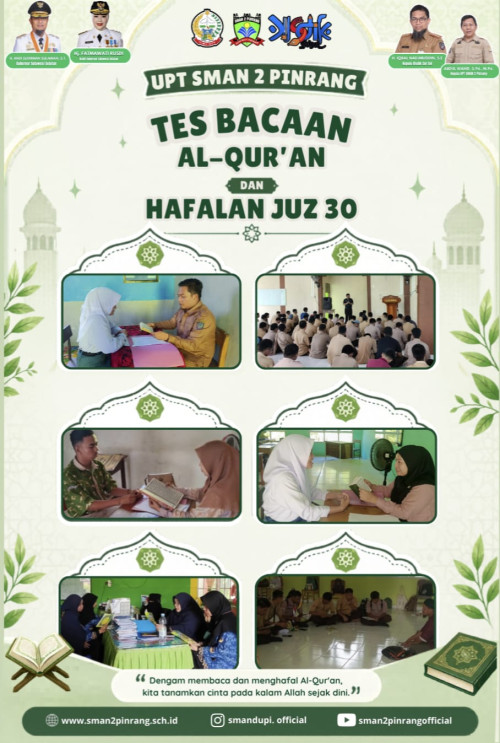 Tes Bacaan Al Quran dan Hafalan Juz 30 - (Ada 1 foto)